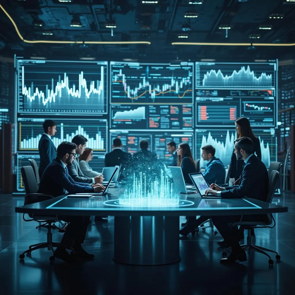 Équipe d'AlgoInvest travaillant ensemble